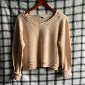 Divided Crew Neck Sweater